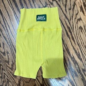 Daily Drills Kids Yellow Shorts